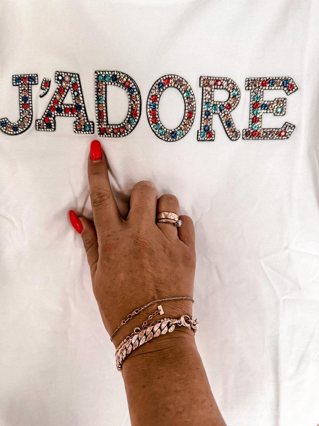 J'Adore Rhinestone T-Shirt