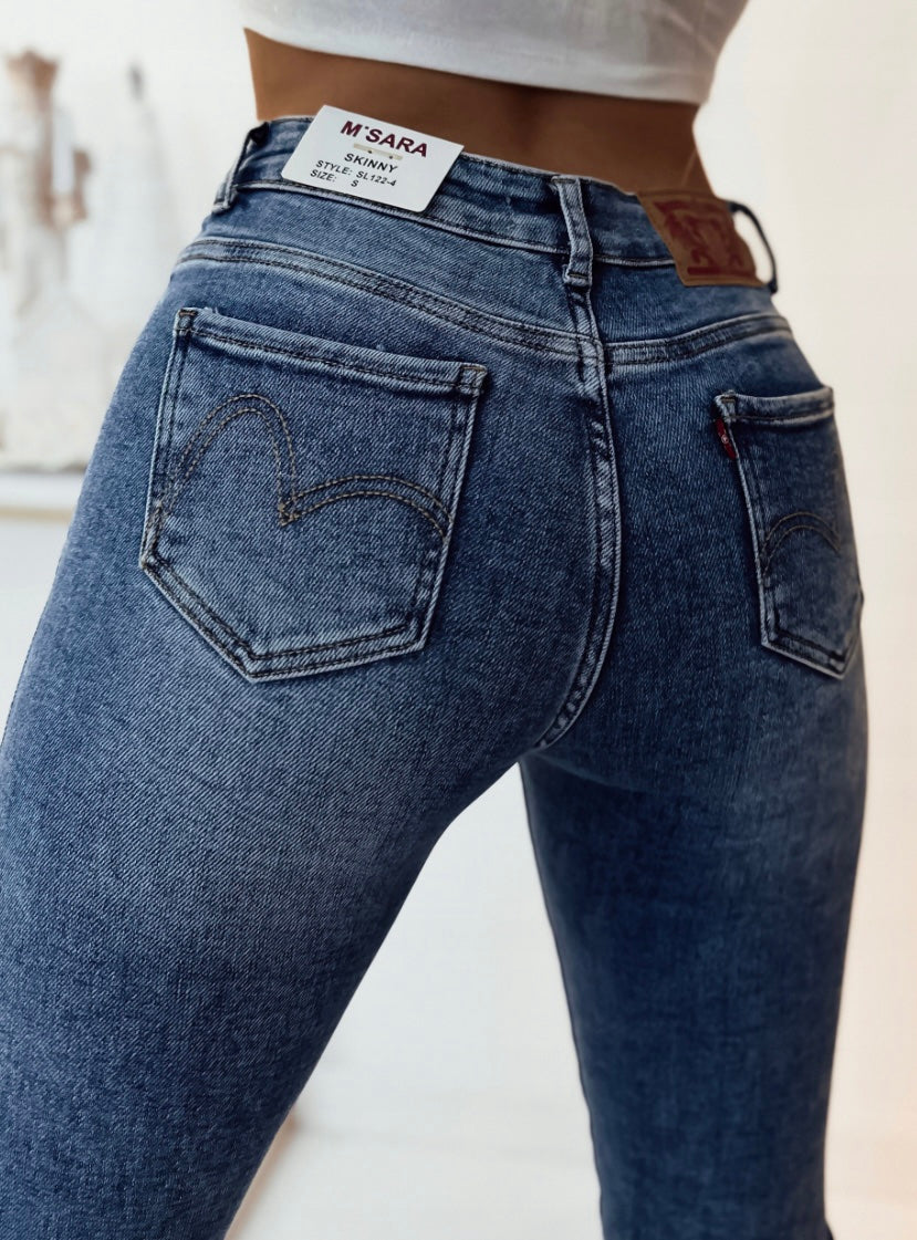 M.Sara Women's Skinny Jeans SL122-3