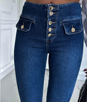 High-Rise Denim Jeans
