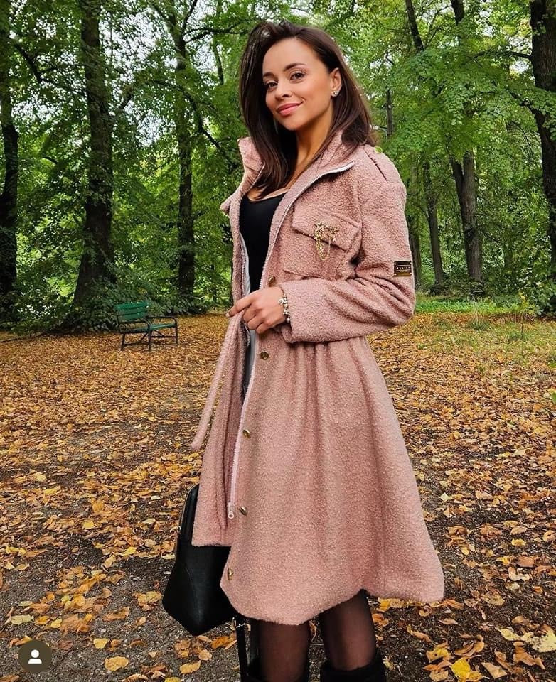 Aghata Pucci Alpaca and Boucle Coat
