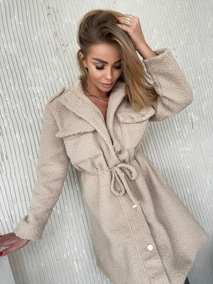 Aghata Pucci Alpaca and Boucle Coat