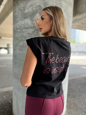 The Beauty Is Inside Me T-Shirt in 95% Cotton