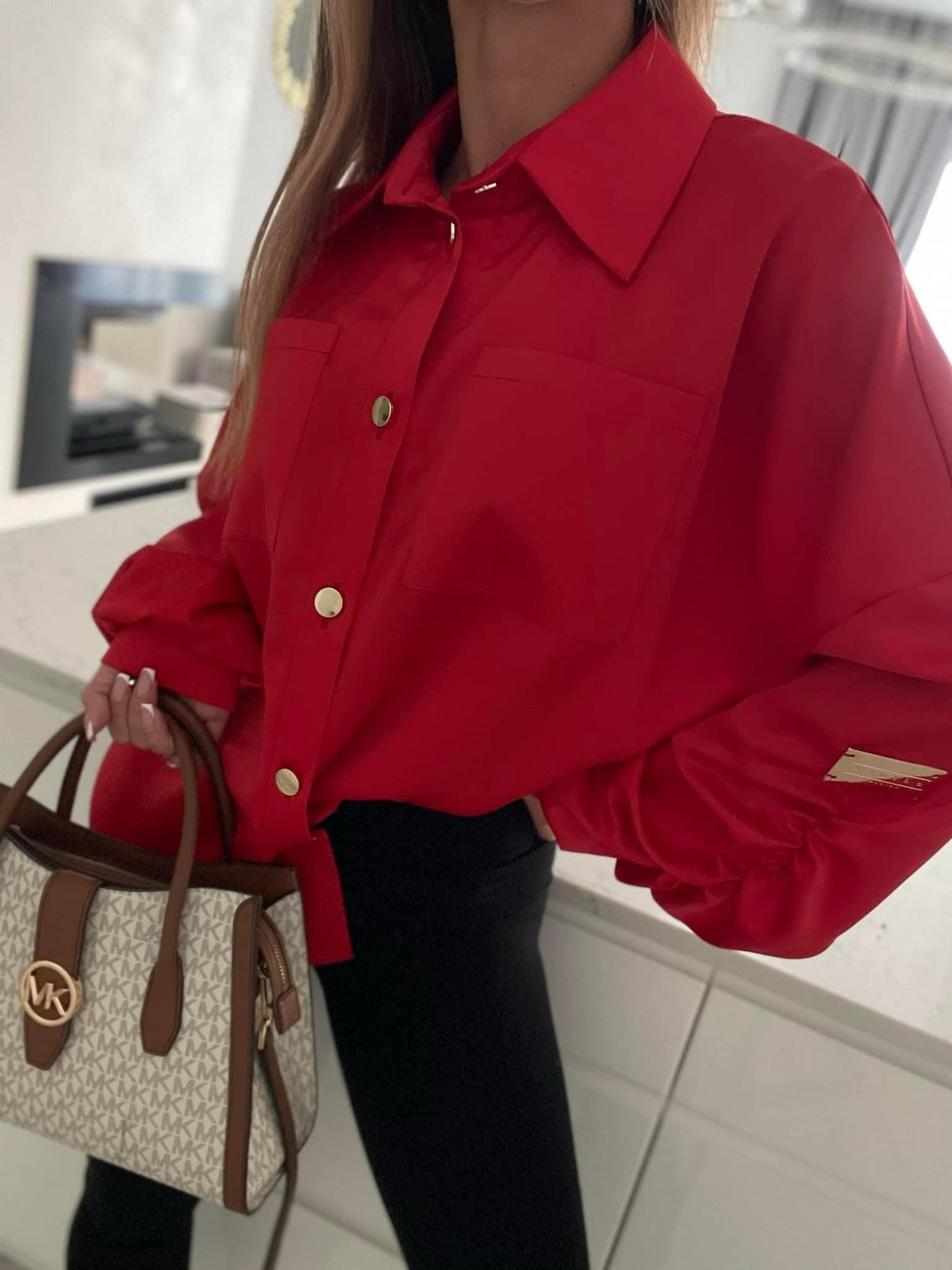 Aghata Pucci Satin Shirt