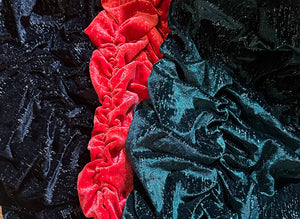 Missi Crinkle Velour Dress