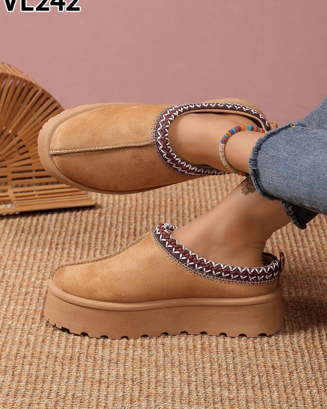 Slip-On Ankle Boot Slippers
