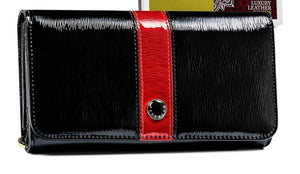 Women's Patent Leather Organiser Wallet