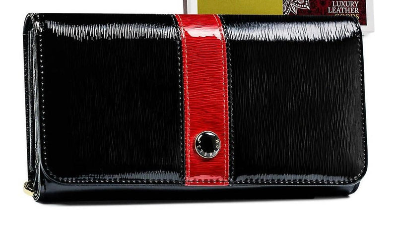 Women's Patent Leather Organiser Wallet
