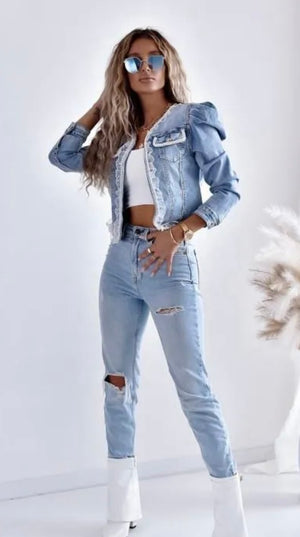 Pearl Essence Denim Jacket