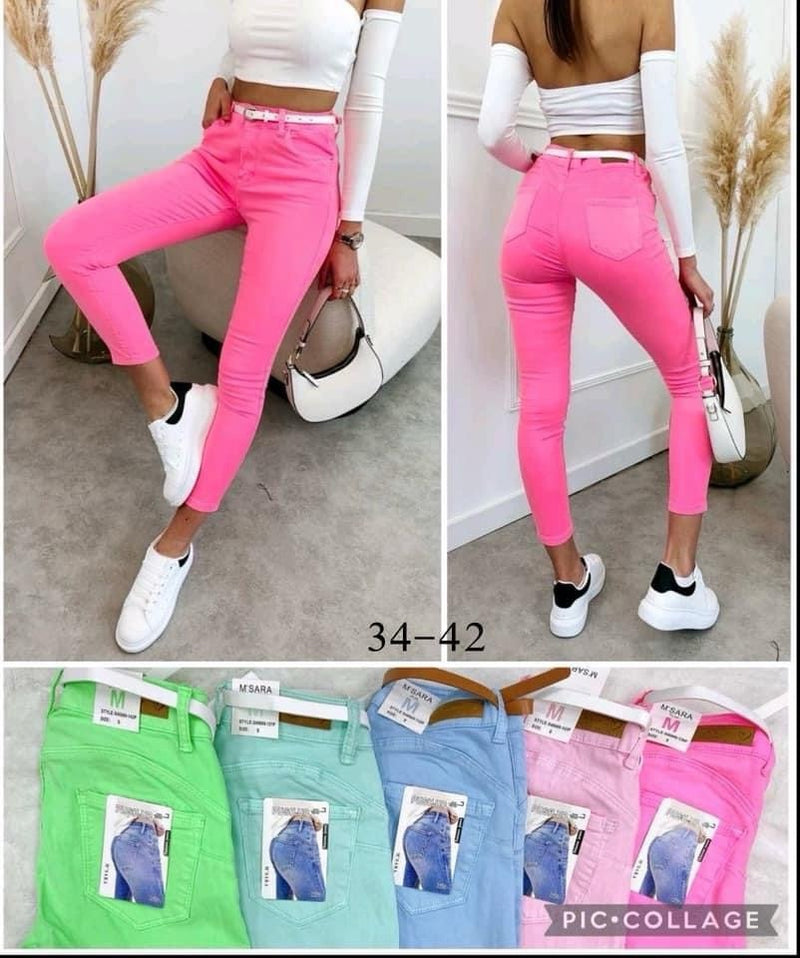 M.Sara Jeans With Belt