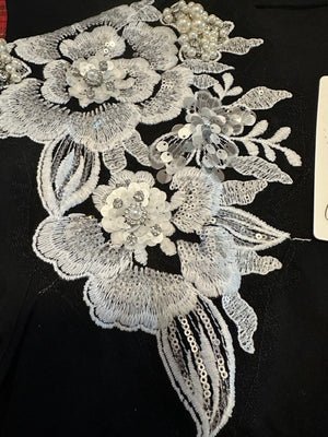 Black Flowers T-Shirt