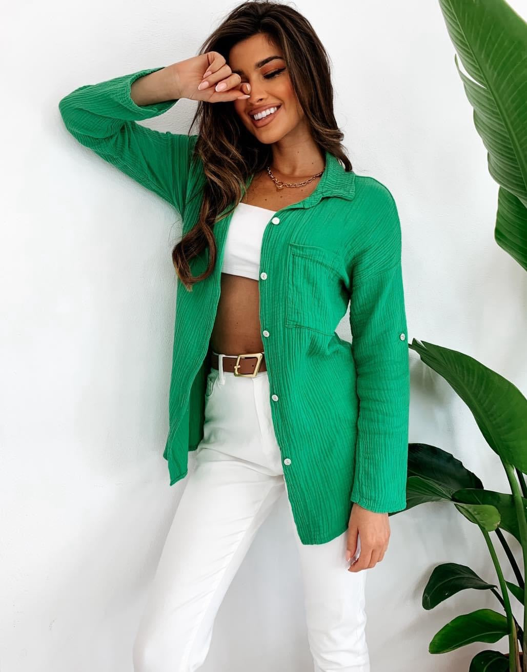 Women's Muslin Shirt - Loose and Breathable