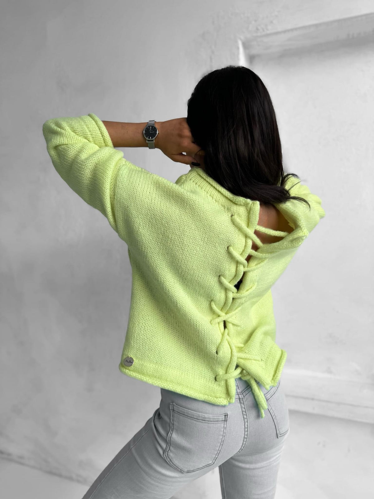 Lemonade Tie-Front Jumper