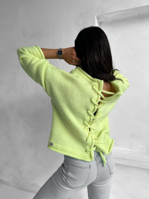 Lemonade Tie-Front Jumper