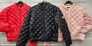 Town Quilted Bomber Jacket