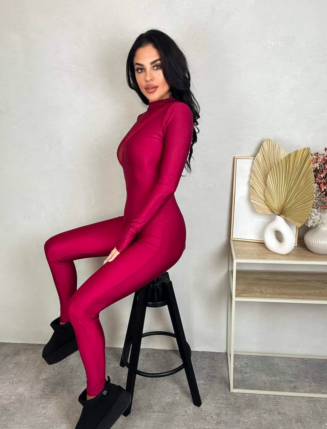 Jumpsuit With Mesh Cut-Out