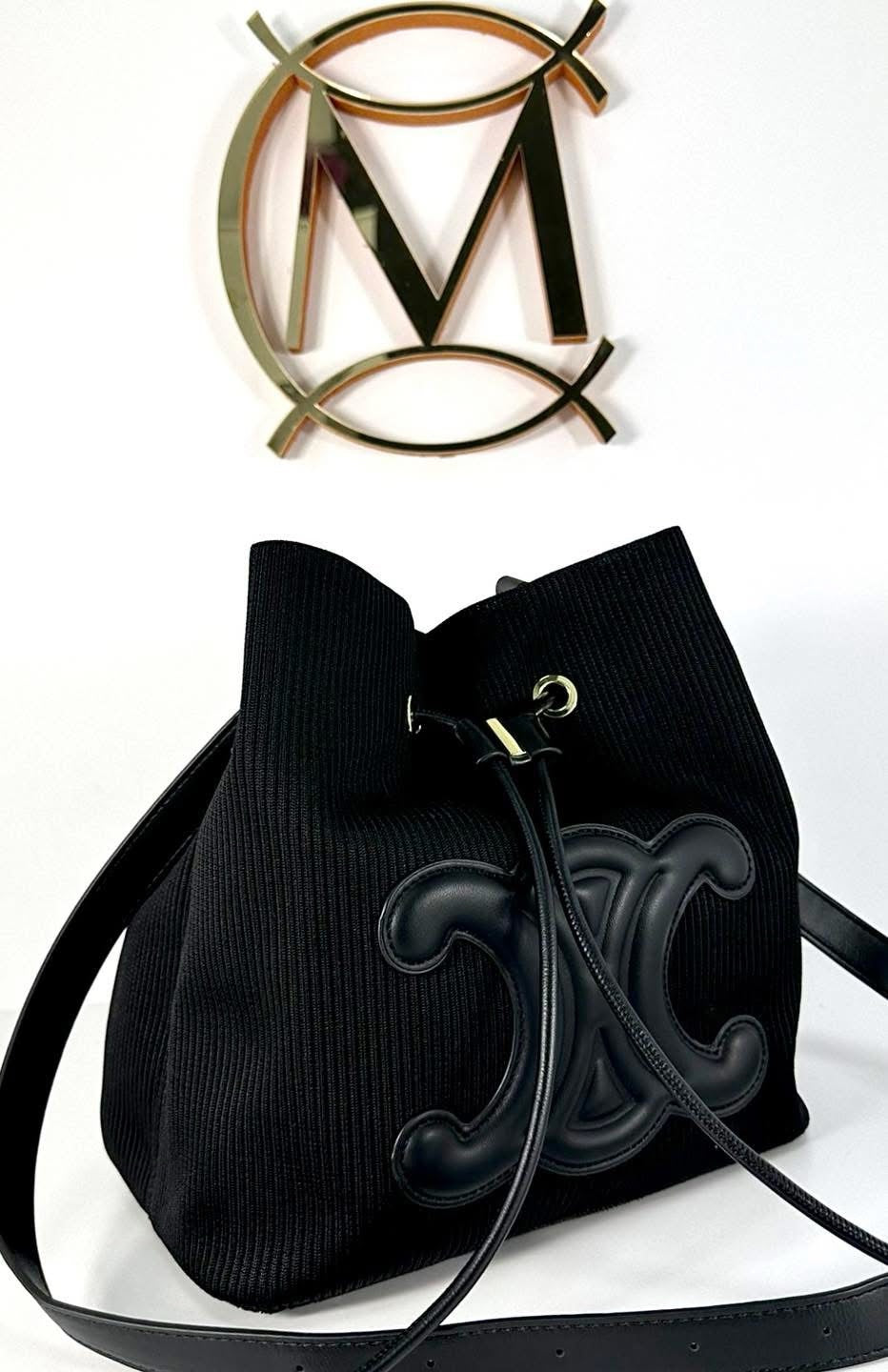 Massimo Contti Black Messenger Bag