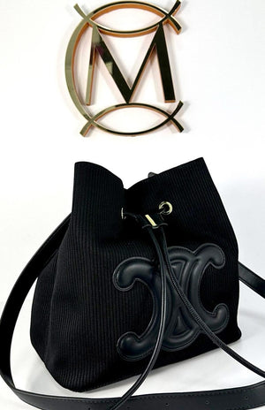 Massimo Contti Black Messenger Bag