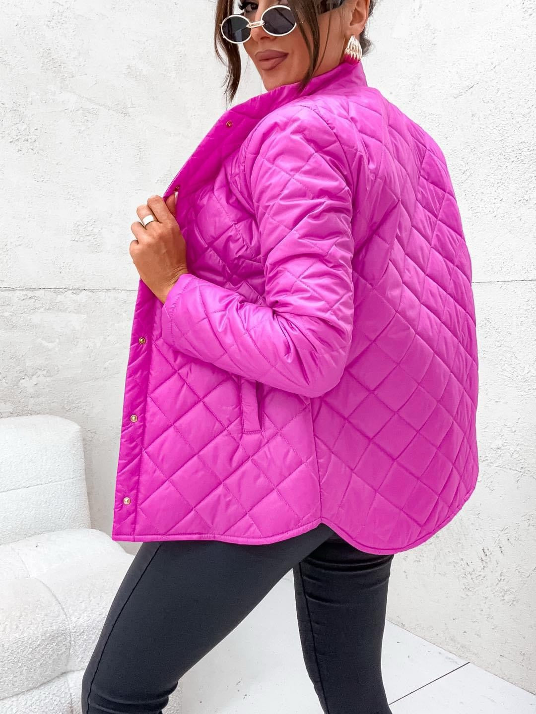 Stay Here Elise Quilted Transitional Jacket