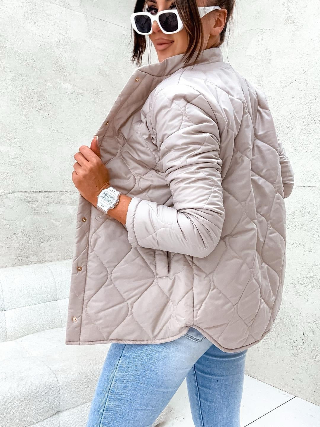Stay Here Elise Quilted Transitional Jacket