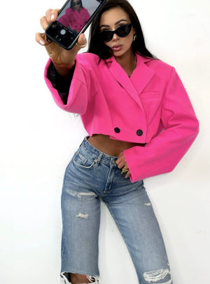 LaMilla Cropped Boxy Blazer