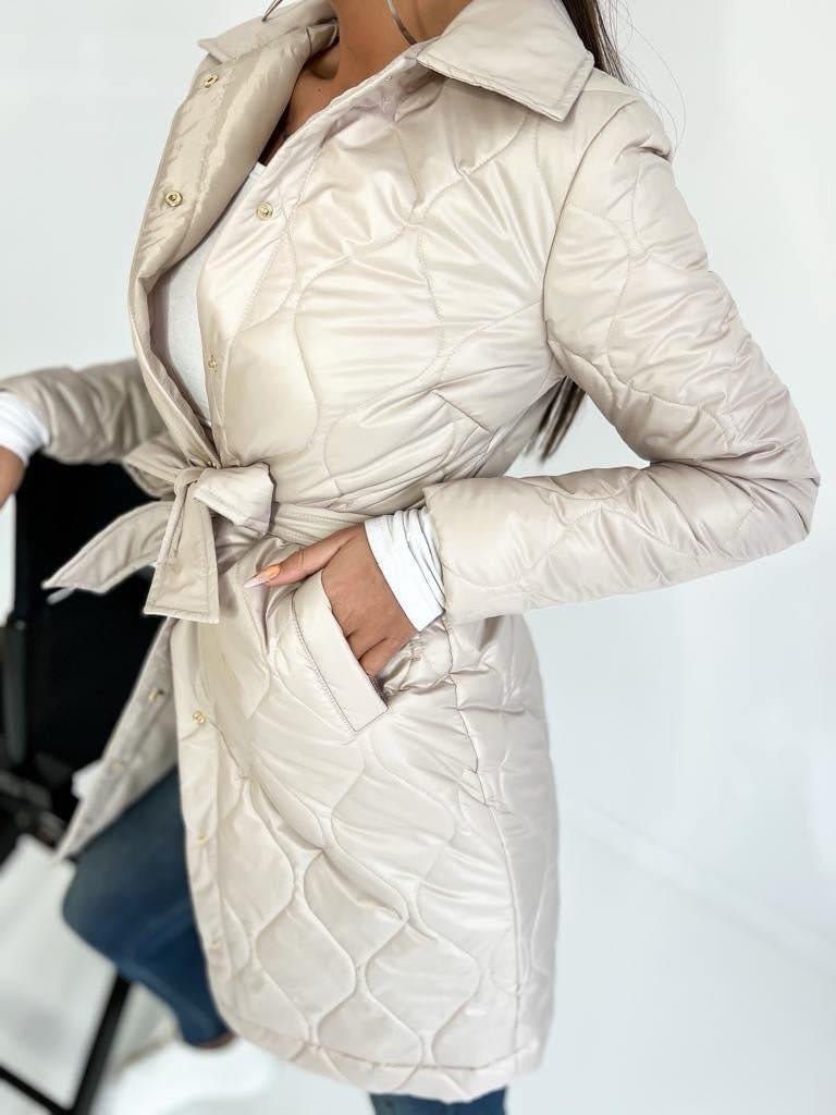 Stay Here Quilted Short Coat