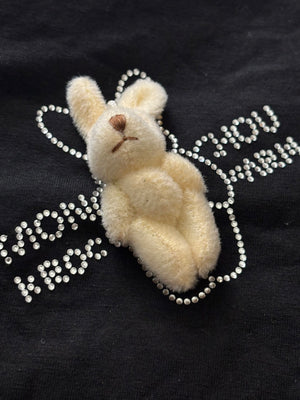 3D Bunny Rhinestone T-Shirt