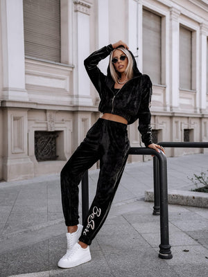 Trio Velvet Velour Set