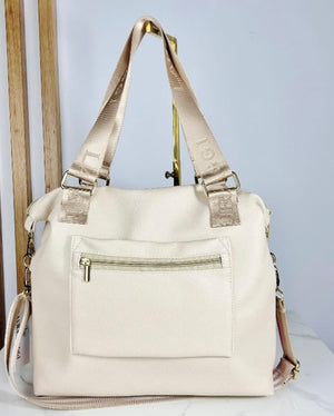 Handbag With Lips Applique