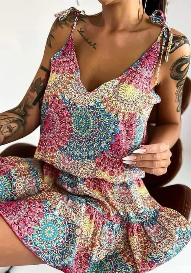 Flared Hem Dress