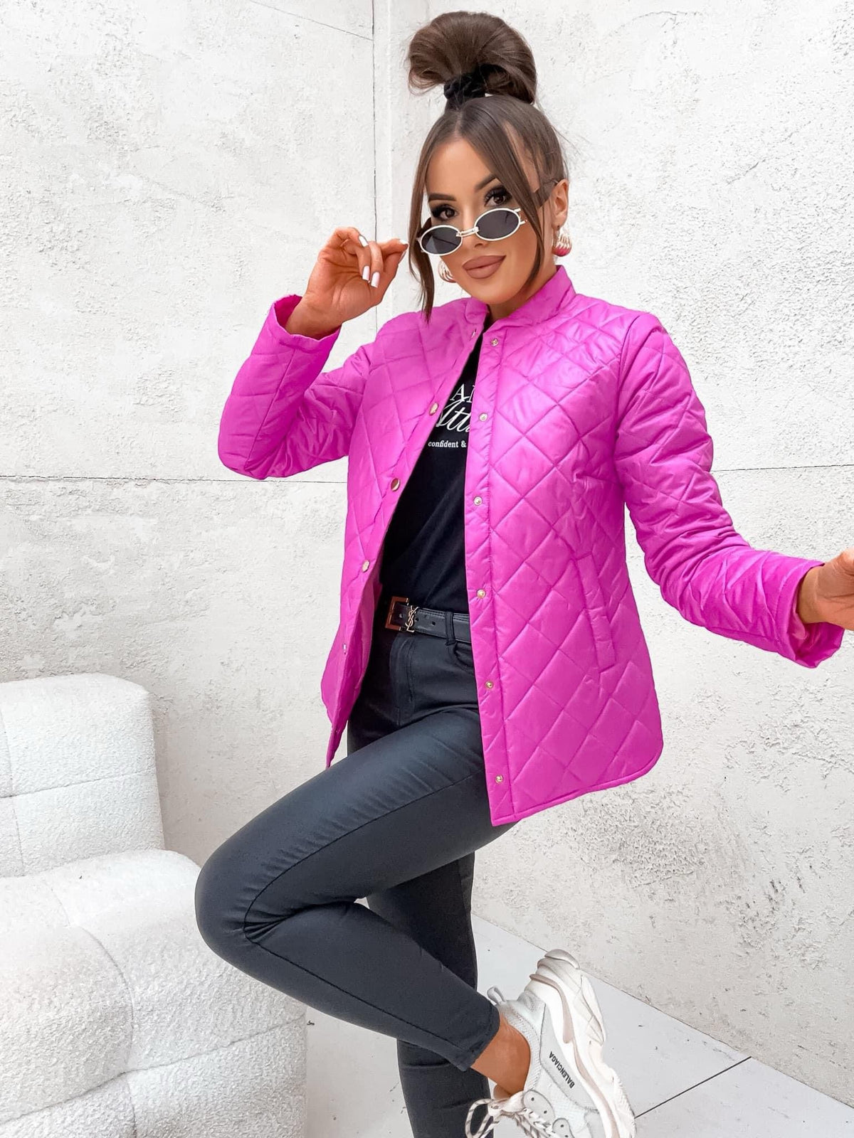 Stay Here Elise Quilted Transitional Jacket