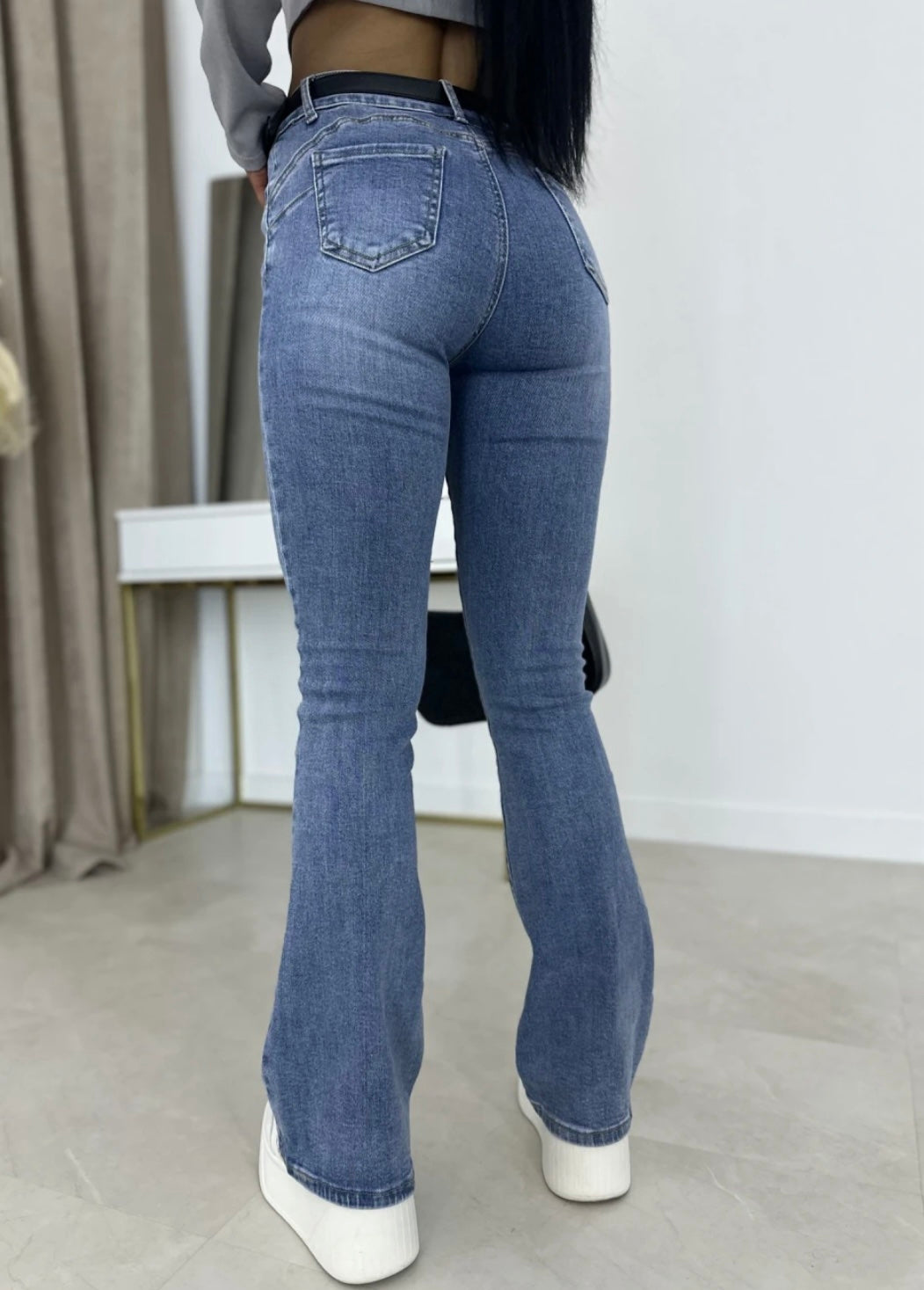 Retro Vibe Flared Jeans