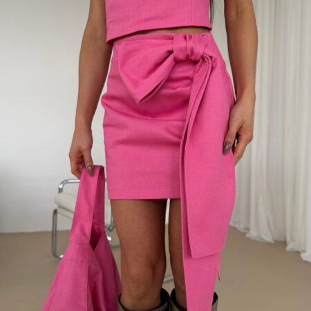 Spódnica DENIM róż