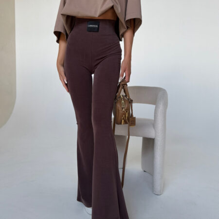 Legginsy BLESSED czekolada