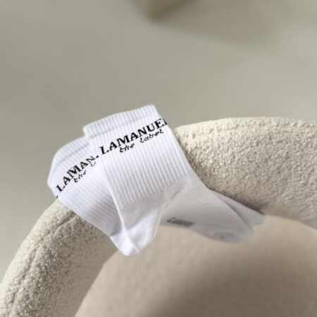 Skarpety LABEL białe/czarne