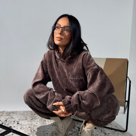 Bluza QUEEN czekolada