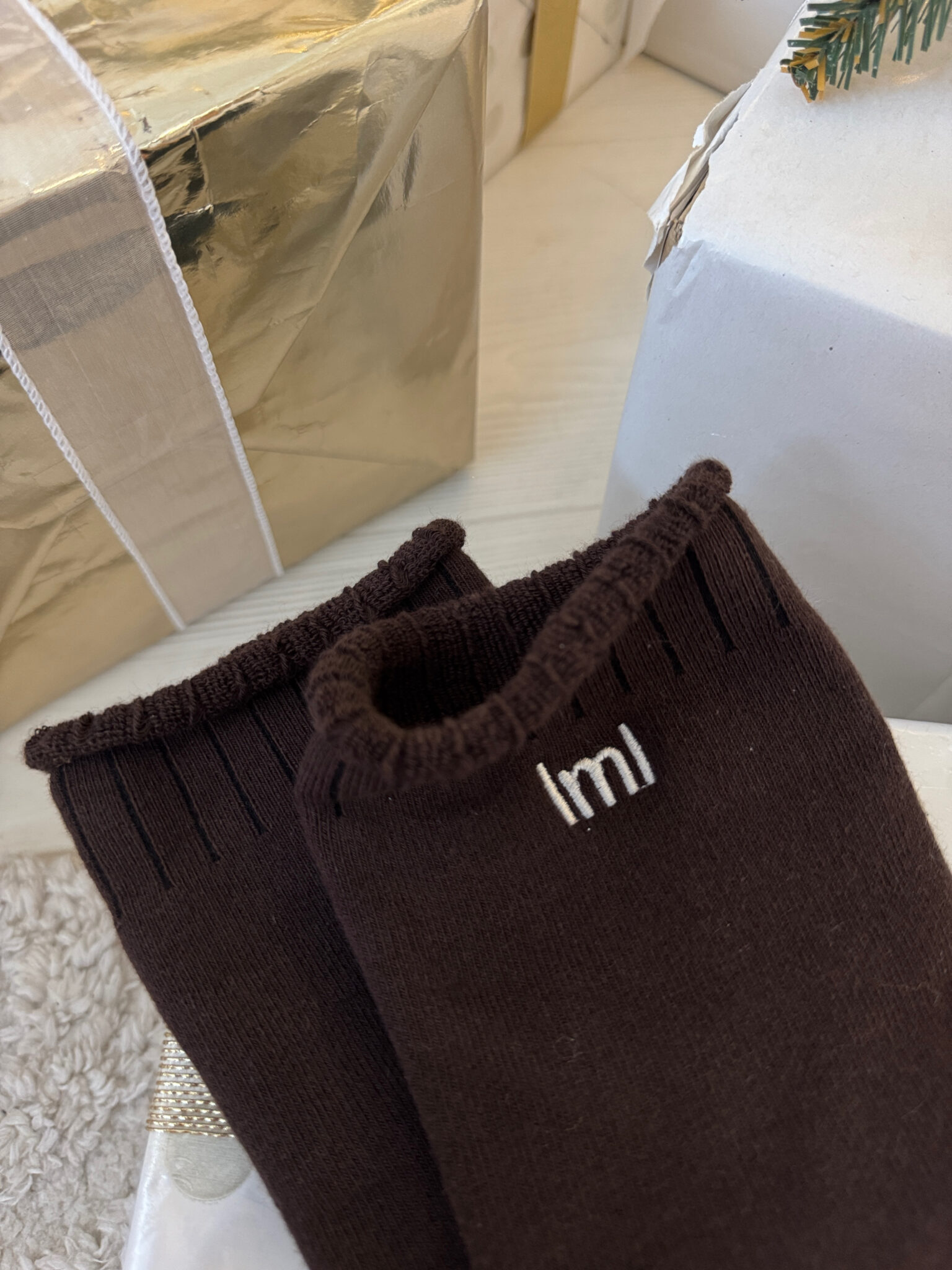 Skarpety PRESENT czekolada