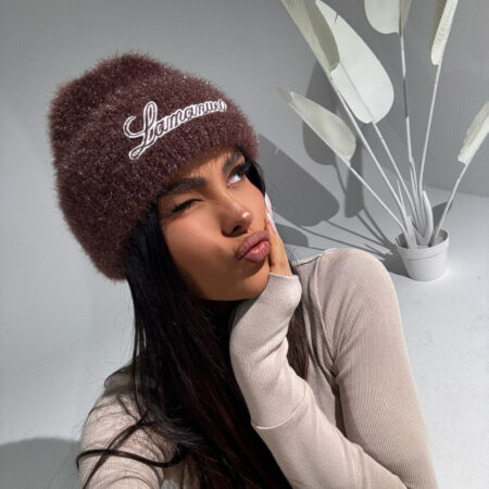 Czapka SNOWY czekolada