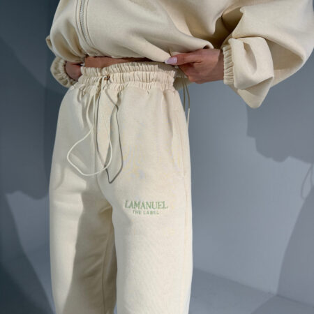 Spodnie FOODIE migdał