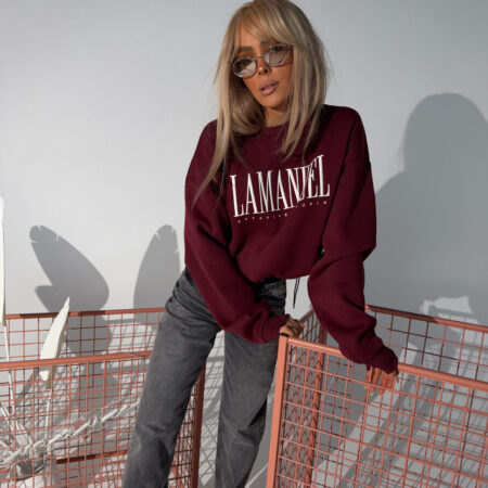 Bluza CREATIVE bordo