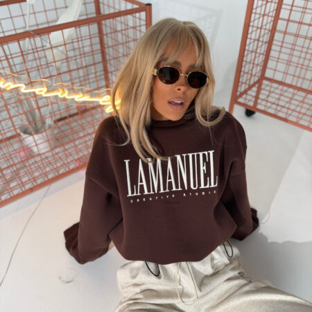 Bluza CREATIVE czekolada